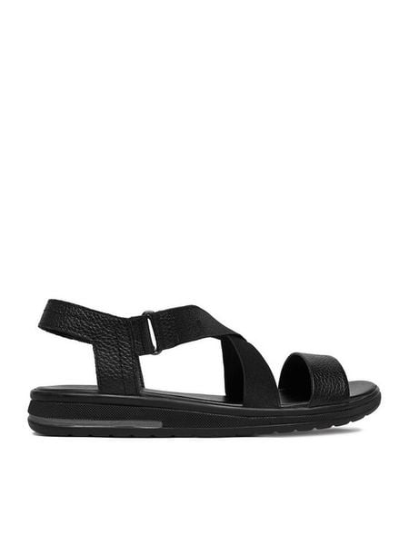 Lasocki Sandały CEO-WI23-MALTA-01 Czarny. Czarne sandały damskie Lasocki, bez wzorów, ze skóry, bez obcasa, na płaskiej podeszwie, bez zapięcia. Za 149.99 zł.