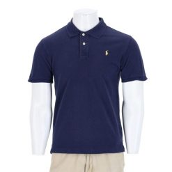 Second life - Koszulka polo męska Polo Ralph Lauren - Stan bardzo dobry. Niebieskie koszulki polo męskie Ralph Lauren, l, bez wzorów, z materiału, eleganckie, bez ramiączek. Za 127.76 zł.