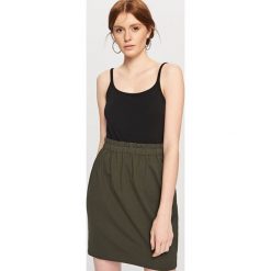 Ołówkowa spódnica - Khaki. Brązowe spódnice damskie Reserved, bez wzorów, ołówkowe. Za 59.99 zł.