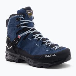 Buty trekkingowe damskie Salewa MTN Trainer 2 Mid GTX. Niebieskie trekkingi damskie Salewa, trekkingowe, gore-tex. Za 1,099.00 zł.