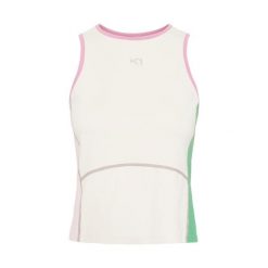 Damski tank top Kari Traa Linnea. Brązowe koszulki sportowe damskie Kari Traa, bez wzorów, sportowe, bez kołnierzyka. Za 270.00 zł.