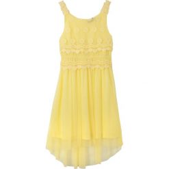 Sukienka na uroczyste okazje bonprix jasna limonka. Sukienki dla dziewczynek marki bonprix. Za 89.99 zł.