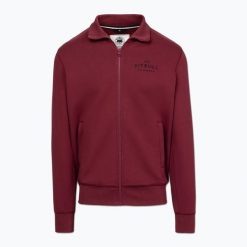 Bluza męska Pitbull Sampson Zip. Czerwone bluzy męskie PITBULL, m, bez wzorów, z bawełny, bez kaptura. Za 279.99 zł.
