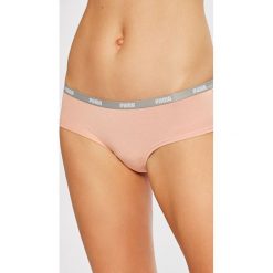 Puma - Figi (2-pack). Różowe figi damskie Puma, z bawełny. W wyprzedaży za 59.90 zł.
