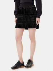 DKNY Spódnica mini P53N6C59 Czarny Regular Fit. Czarne spódnice damskie DKNY, bez wzorów, z syntetyku, mini. Za 379.99 zł.