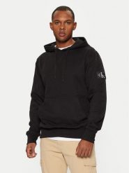 Calvin Klein Jeans Bluza J30J323430 Czarny Regular Fit. Czarne bluzy męskie Calvin Klein Jeans, m, bez wzorów, z bawełny, bez kaptura. Za 249.99 zł.