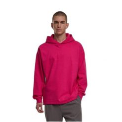 Bluza z kapturem Urban Classics Organic Loose. Czerwone bluzy męskie Urban Classics, m, bez wzorów, z kapturem. Za 274.00 zł.