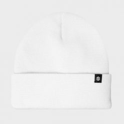 Czapka zimowa beanie męska Snowflake. Białe czapki i kapelusze męskie SIROKO, na zimę, bez wzorów, z tkaniny, sportowe. W wyprzedaży za 84.00 zł.