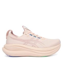 Buty do biegania Asics. Czerwone obuwie sportowe damskie Asics, bez wzorów, do biegania. Za 899.99 zł.