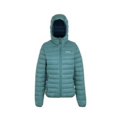 Damska kurtka z kapturem Regatta Marizion. Niebieskie kurtki sportowe damskie Regatta, bez wzorów, z puchu, z kapturem, trekkingowe. Za 149.99 zł.