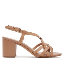 Sandały Geox. Białe sandały dziewczęce Geox, bez zapięcia. Za 269.99 zł.