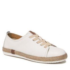Espadryle Lasocki. Białe espadryle damskie Lasocki, bez wzorów, bez obcasa, bez zapięcia. Za 139.99 zł.