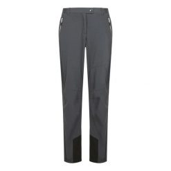 Spodnie turystyczne dla kobiet Regatta Mountain III. Niebieskie spodnie sportowe damskie Regatta, s, bez wzorów, trekkingowe. Za 129.99 zł.