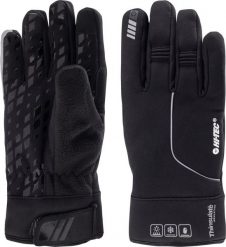 Hitec Męskie rękawiczki Hi-tec Shelder czarny rozmiar l/xl. Czarne rękawiczki męskie HITEC, bez wzorów, sportowe. Za 144.27 zł.