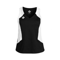 Koszulka Texas Padel – elastyczna, oddychająca i szybkoschnąca. Czarne koszulki sportowe damskie IZAS, bez wzorów, z materiału, sportowe, bez kołnierzyka. Za 182.57 zł.