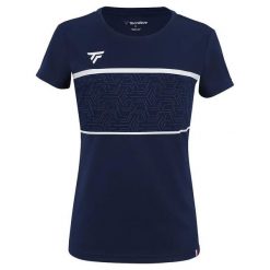 Koszulka dziewczęca Tecnifibre Team Tech. Niebieskie t-shirty i topy dla dziewczynek TECNIFIBRE, bez wzorów, bez ramiączek. Za 179.99 zł.