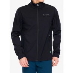 Kurtka softshell męska Vaude Hurricane Jacket IV. Czarne kurtki męskie Vaude, m, bez wzorów, z softshellu, bez kaptura. Za 377.99 zł.