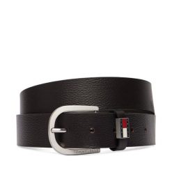 Pasek Tommy Jeans. Brązowe paski damskie Tommy Jeans, bez wzorów, z jeansu. Za 169.99 zł.