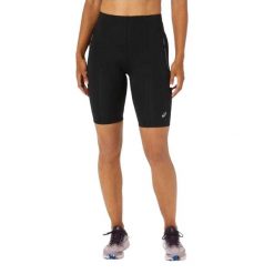 Shorty Damskie Race Sprinter. Czarne szorty sportowe damskie Asics, bez wzorów, sportowe, trekkingowe. Za 275.99 zł.