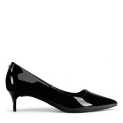 Szpilki Nine West. Czarne szpilki damskie Nine West, bez wzorów, bez obcasa, bez zapięcia. Za 199.99 zł.