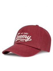 Tommy Jeans Czapka z daszkiem Archive Script AM0AM13550 Czerwony. Czerwone rękawiczki męskie Tommy Jeans, bez wzorów, z bawełny. Za 129.99 zł.