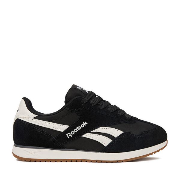 Sneakersy Reebok. Czarne trampki i tenisówki chłopięce Reebok, bez wzorów, bez zapięcia. Za 149.99 zł.