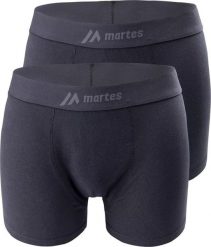 Beon Męskie bokserki Martes essentials RAVOR 2PACK black/black rozmiar XXL. Czarne bokserki męskie Beon, m, bez wzorów. Za 42.09 zł.