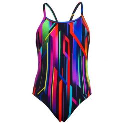 Strój kąpielowy dziewczęcy Funkita Baby Beamer Diamond Back. Brązowe stroje kąpielowe dla dziewczynek FUNKITA, bez wzorów, z dzianiny. Za 169.00 zł.
