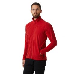 Bluza rozpinana męska Helly Hansen Daybreaker Fleece Jacket. Czerwone bluzy męskie Helly Hansen, m, bez wzorów, z polaru, trekkingowe. Za 330.10 zł.