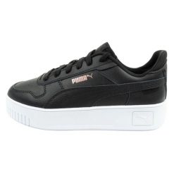 Buty Damskie Sportowe Puma Carina Street 393846 02 czarne. Czarne obuwie sportowe damskie bez wzorów, z gumy. Za 283.73 zł.