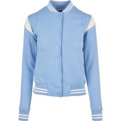 Kurtka damska typu teddy Urban Classics inset college-grandes tailles. Białe kurtki damskie Urban Classics, bez wzorów, bez kaptura. Za 237.00 zł.