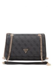 GUESS torba na ramię - Noelle Kobiety Sztuczna skóra szary, ONE SIZE. Szare torby na ramię damskie Guess, z aplikacjami, ze skóry, bez dodatków. Za 699.95 zł.