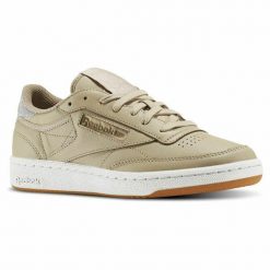 Obuwie Sportowe Damskie Reebok Classic Club C Diamond Beżowy. Brązowe obuwie sportowe damskie Reebok, bez wzorów, z materiału, trekkingowe, Reebok Classic. Za 522.00 zł.