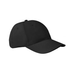 Czapka Z Daszkiem Apollo 6 Panel. Czarne czapki i kapelusze damskie SOL'S, bez wzorów. Za 23.99 zł.