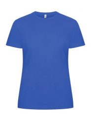 Clique Classic OC-T Women Koszulka z bawełny organicznej – royal blue. Niebieskie t-shirty damskie CLIQUE, m, bez wzorów, z bawełny, klasyczne, bez kołnierzyka. Za 118.10 zł.