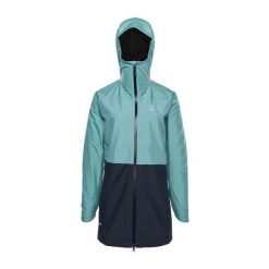 Kurtka przeciwdeszczowa damska Haglöfs Wilda GTX Parka. Niebieskie parki damskie Haglöfs, xs, bez wzorów, bez kaptura. Za 599.99 zł.