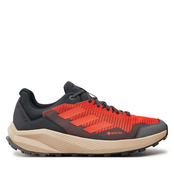 Buty do biegania adidas. Brązowe buty sportowe męskie Adidas, z gore-texu, bez zapięcia, do biegania, adidas terrex, gore-tex. Za 449.99 zł.
