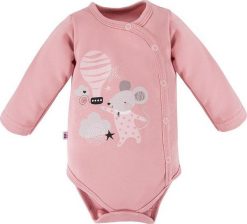 Eevi Body z długim rękawem róż rozpinane niemowlęce Mellow Ewa Klucze Eevi 56. Czerwone body niemowlęce Eevi, bez wzorów, bez ramiączek. Za 34.99 zł.