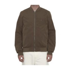 Kurtka sportowa męska Volcom Burnward. Brązowe kurtki sportowe męskie Volcom, m, bez wzorów, z bawełny. Za 423.85 zł.