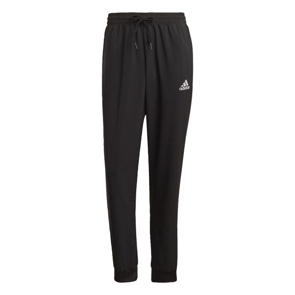 Spodnie adidas Aeroready Essentials Stanford Tapered Cuff Embroidered Small Logo. Czarne buty sportowe męskie Adidas, m, bez wzorów, na fitness i siłownię. W wyprzedaży za 148.65 zł.
