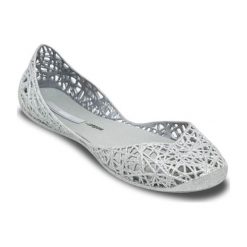 Baleriny w kolorze srebrnym. Baleriny dziewczęce Melissa. W wyprzedaży za 149.95 zł.