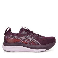 Buty do biegania Asics. Czerwone obuwie sportowe damskie Asics, bez wzorów, do biegania, asics gel kayano. Za 889.99 zł.