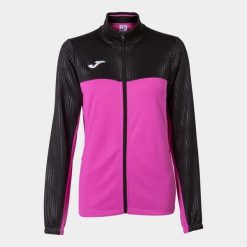 Bluza tenisowa damska Joma Montreal Full Zip. Czarne bluzy sportowe damskie Joma, xs, bez wzorów, bez kaptura, tenisowe. Za 149.00 zł.