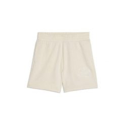 Puma szorty damskie ESS Script, wysoki stan, S, białe. Białe szorty damskie Puma, s, bez wzorów, prążkowane, sportowe, z podwyższonym stanem. Za 244.99 zł.