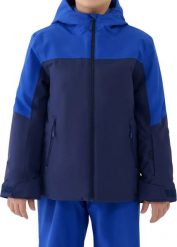 Kurtka narciarska dla chłopca 4F M0821 granatowa 4FJWAW25TTJAM0821 31S 152cm. Kurtki i płaszcze dla chłopców 4f, bez wzorów, bez kaptura. Za 268.73 zł.