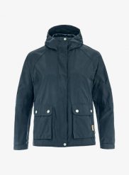 Kurtka softshell damska Fjallraven Vardag Vindby Jacket. Niebieskie kurtki damskie Fjällräven, l, bez wzorów, z bawełny, z kapturem. Za 978.99 zł.