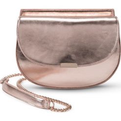 Torebka na ramię metaliczna bonprix kolor czerwonego złota. Torby na ramię damskie marki B'TWIN. Za 49.99 zł.