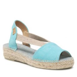 Espadryle Toni Pons. Niebieskie klapki damskie Toni Pons, bez wzorów, bez obcasa, bez zapięcia. Za 199.99 zł.