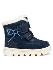 Geox Kozaki B Willaboom B A B565AA 0FU22 C4002 S Granatowy. Niebieskie buty zimowe dziewczęce Geox, bez wzorów, z materiału, bez zapięcia. Za 249.99 zł.