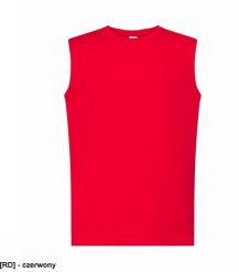JHK - T-shirt męski bez rękawów czerwony 2XL. Czerwone t-shirty męskie JHK, m, bez wzorów, bez kołnierzyka. Za 17.69 zł.